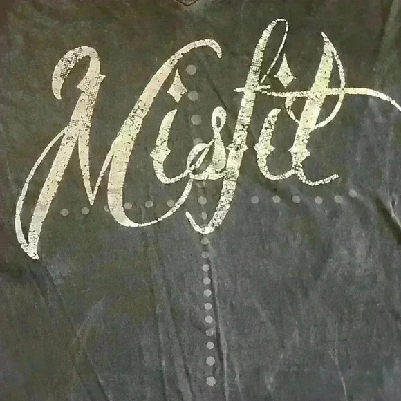 Misfit 2xl Black and Gray Marbled T with silver shimmer - Picture 4 of 7